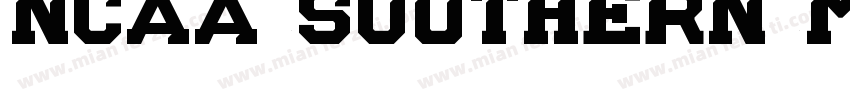 NCAA Southern Miss 1字体转换